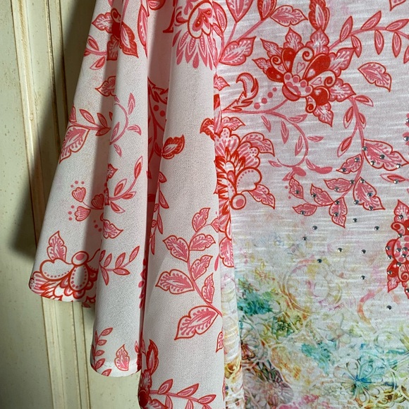 Women’s flutter sleeve top size large 12-14 - Picture 4 of 9